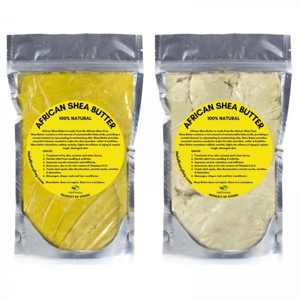 100% Raw African Shea Butter - Unrefined Pure Natural Organic From Ghana Bulk